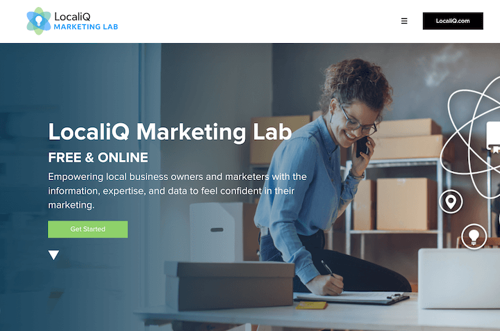 free online marketing courses - localiq's marketing lab homepage