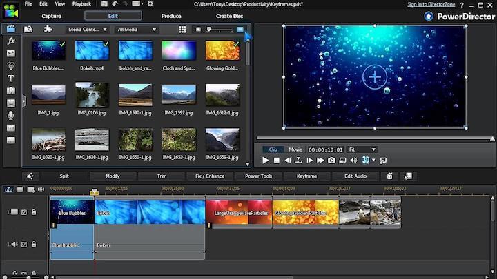 best video editing software for beginners - cyberlink