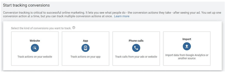 google ads conversion tracking setup