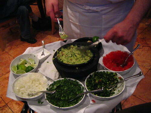 making guacamole
