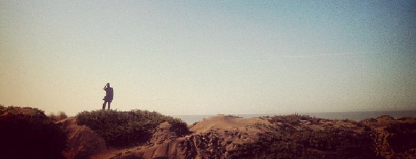 Brand voice lone man in desert