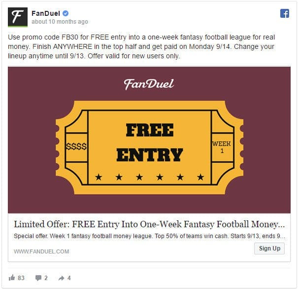 Facebook Ad Types