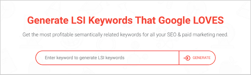 LSI graph free LSI keyword tools