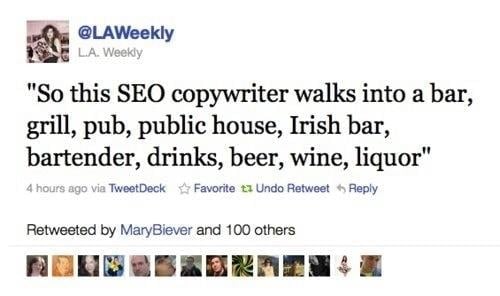 Blog SEO Joke