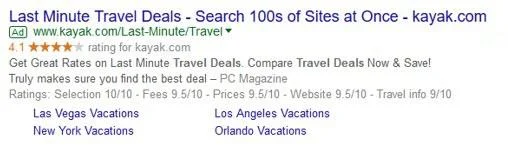 adwords ad with extensions