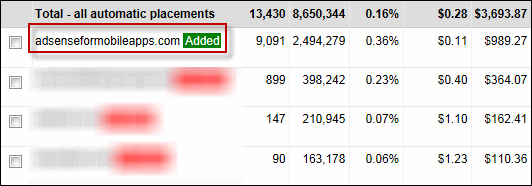 old adwords ui adsenseformobileapps