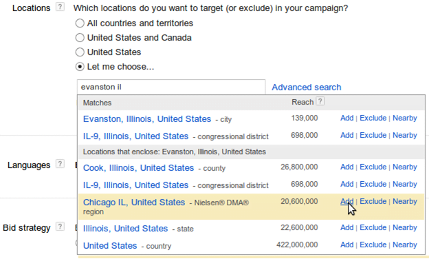 Apartment Marketing by Location