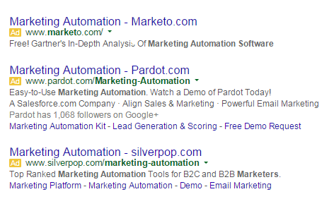 AdWords ad copy similar ads