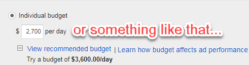 adwords change to daily budget