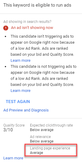 adwords keyword level insights