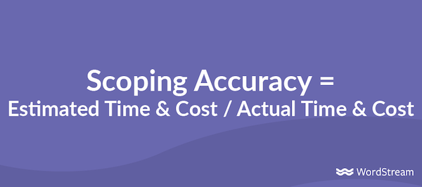 agency profitability metrics scoping accuracy