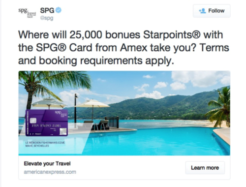 corporate twitter ad example