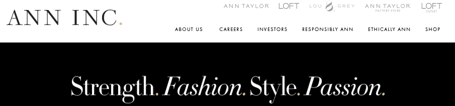 Ann Taylor Mission Statement