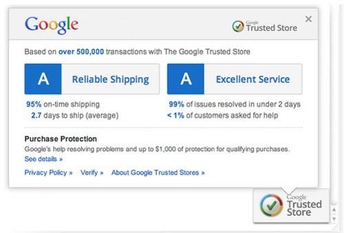 Automated Shopping Extensions Google Trusted Store