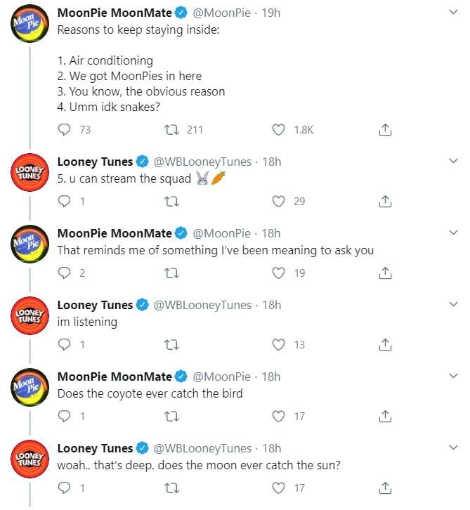 MoonPie tweets