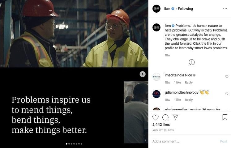 Best Business Instagram Account: IBM