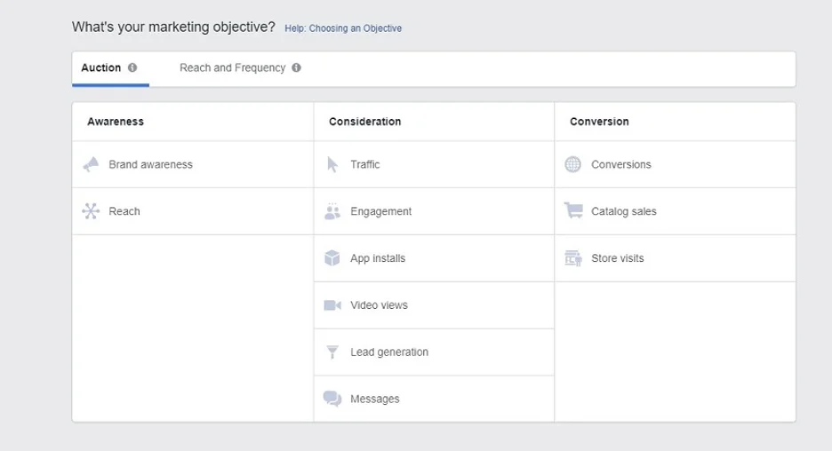 best practices for facebook traffic ads 2021—facebook ad objectives