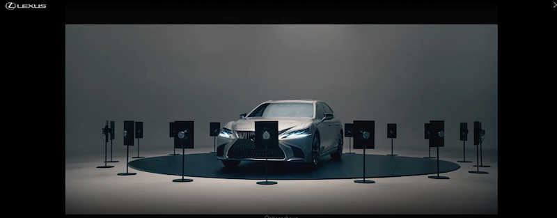 best display ads of 2020-lexus landing page example