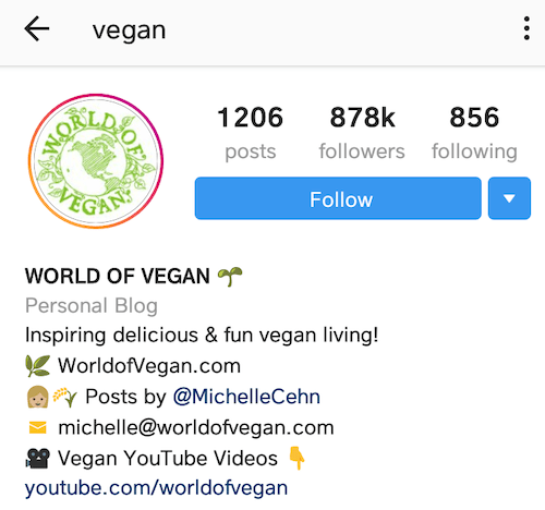 best instagram bios world of vegan