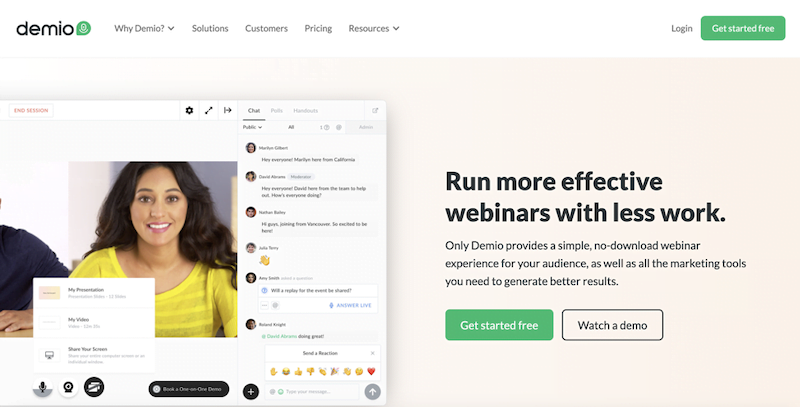 best webinar platforms 2020 Demio