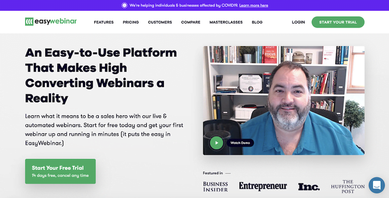 best webinar platforms 2020 easywebinar
