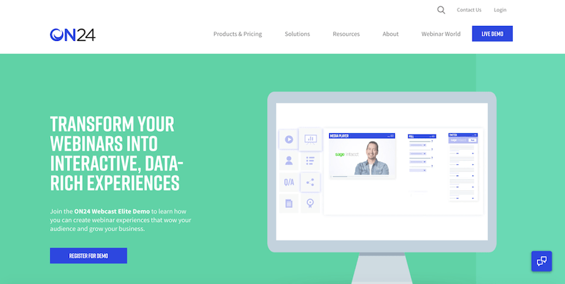 best webinar platforms 2020 on24