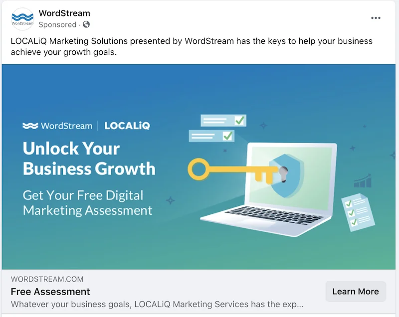 best words and phrases for marketing facebook ad with the word "unlock"