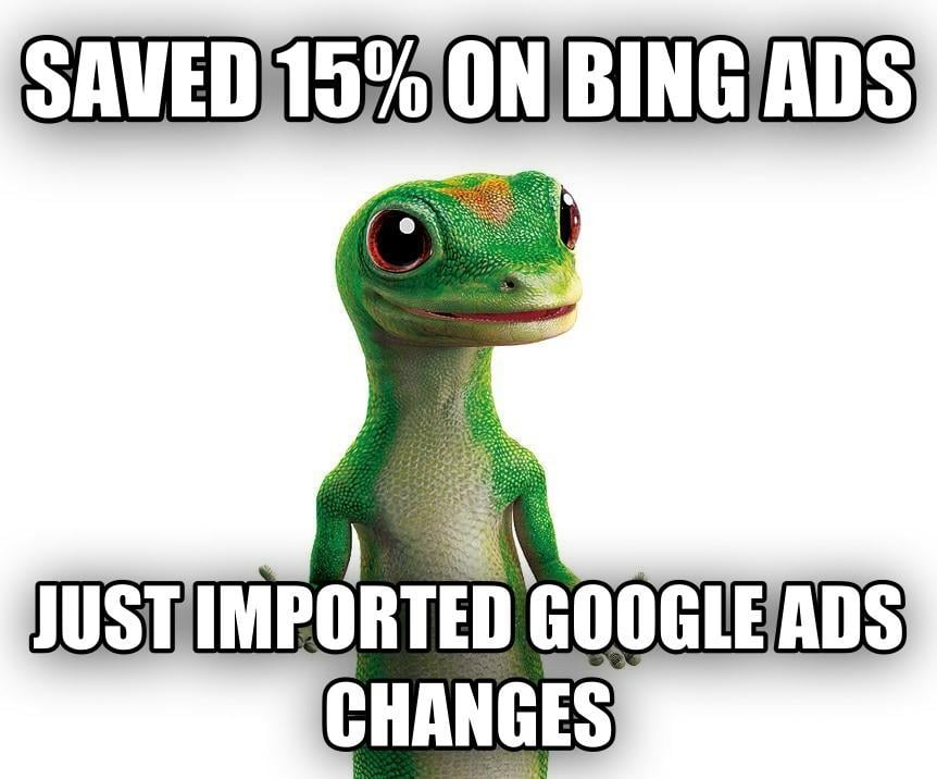 geico-save-money-bing-ads-scheduled-imports