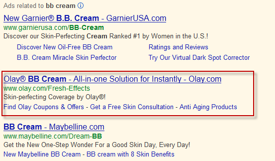 Branded AdWords Ad