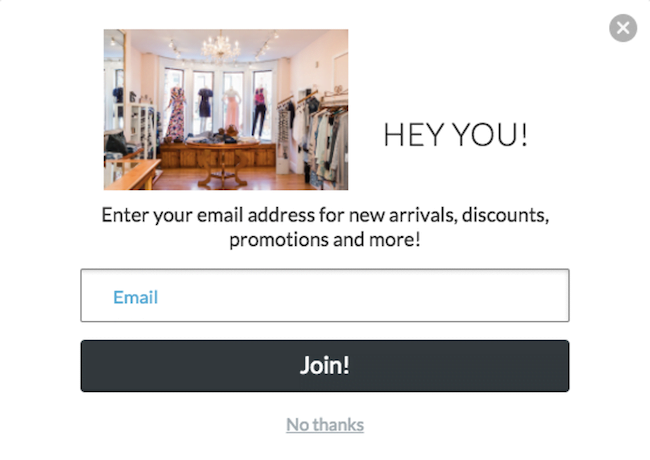 call to action examples for email newsletter signups crush boutique