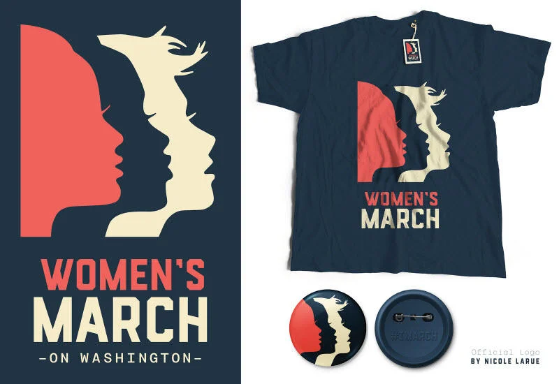Cause-based marketing Womens March branding logos