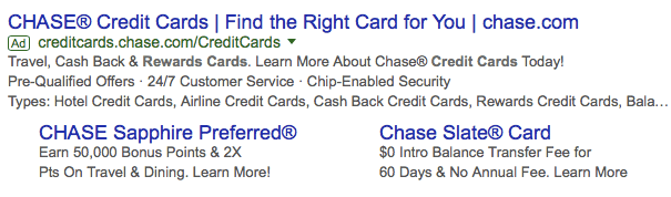 banking ad copy