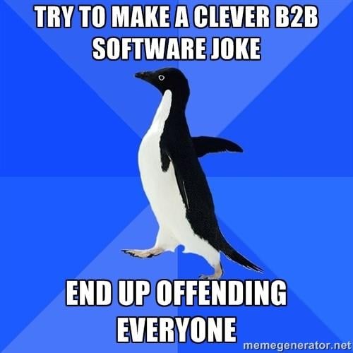 Comedy in content meme paranoid penguin meme