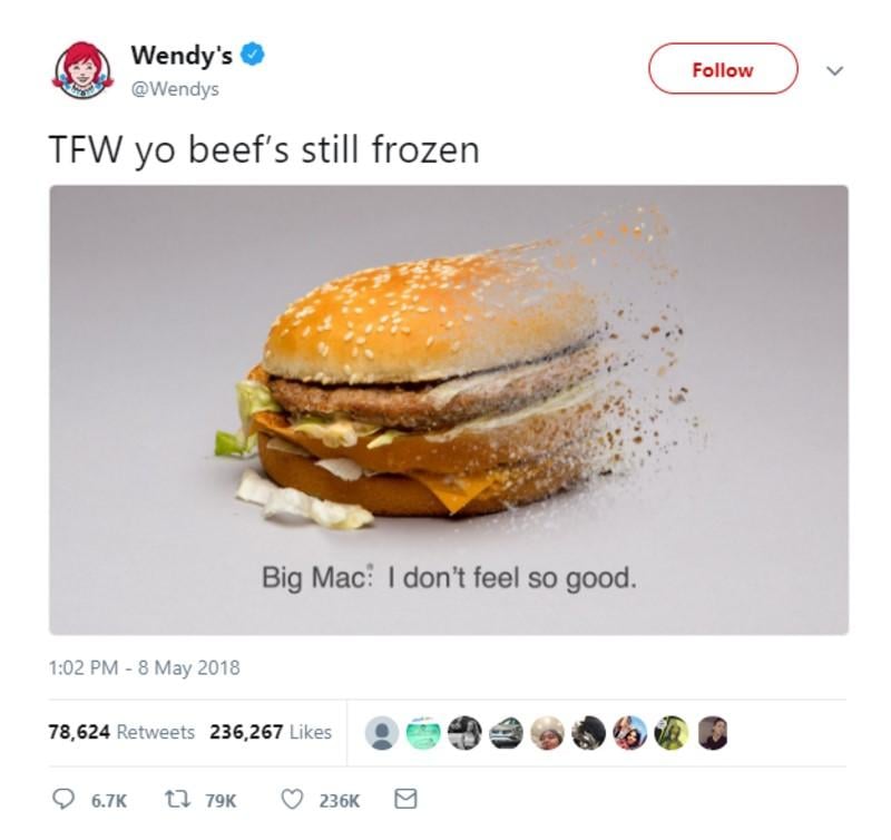 Wendy's tweet