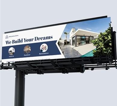 construction marketing billboard example