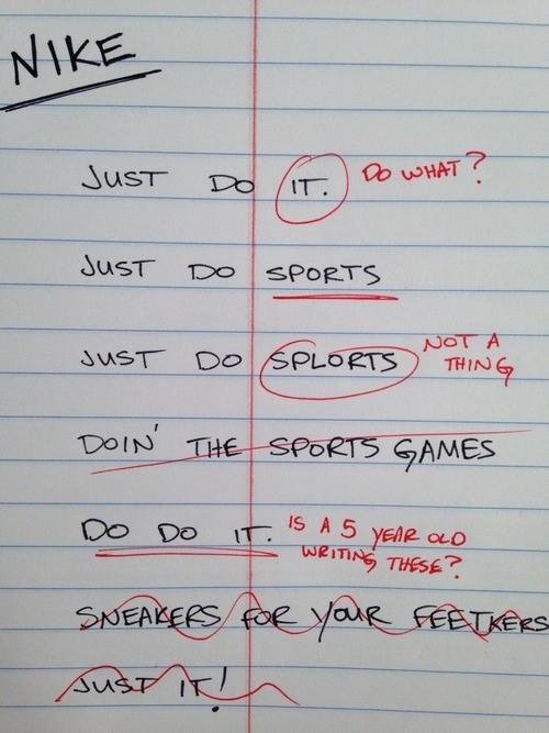 copywriting tip shitty first draft