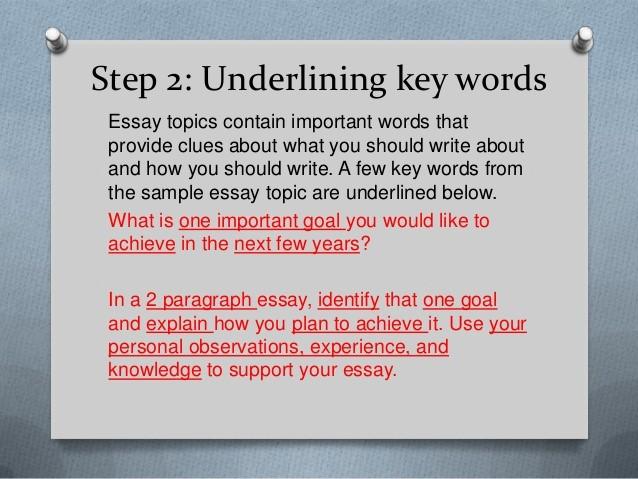 copywriting tip underlining keywords example