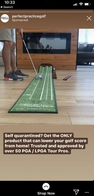 Facebook advertising example