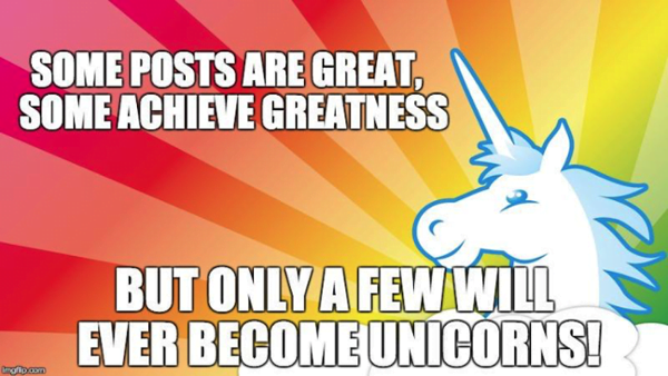 Create content outside your niche unicorn content