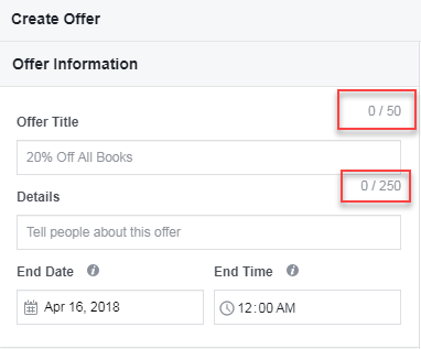 creating facebook offer ads