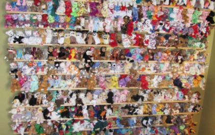 wall of beanie babies