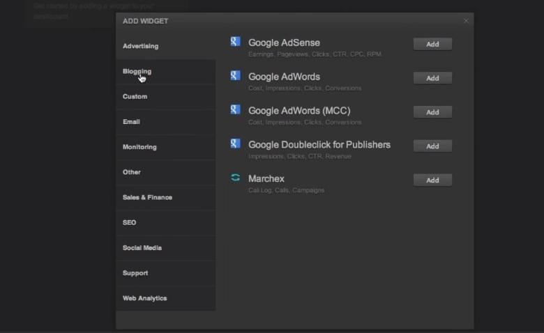 cyfe reporting tools