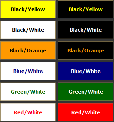 complementary color guide from bannersnack