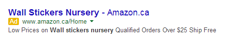 bad dynamic keyword insertion ad