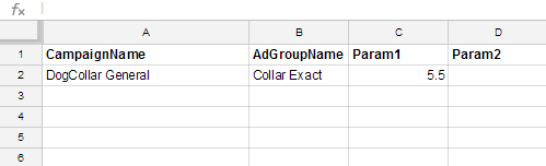 how to use dynamic parameters