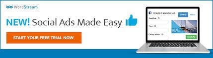 Ecommerce retention WordStream remarketing banner example