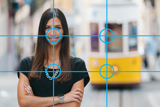 Editing marketing videos Rule of Thirds principle