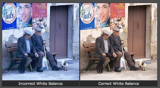Editing marketing videos white balance example