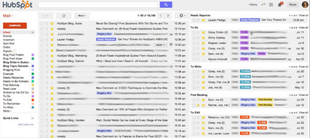 blog organization tips