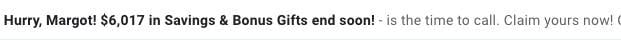ecommerce email subject line with limited offer